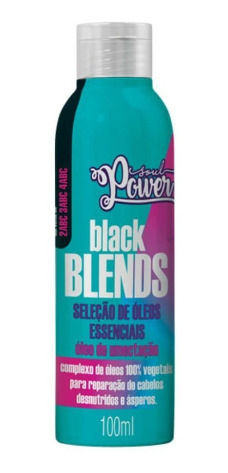Óleo de Umectação Soul Power - Black Blends - 100ml