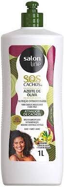 Ativador de cachos Salon line azeite de oliva sos cachos 1l