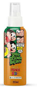 Turma da Monica Kids Spray Desembaraçante Perfumado Todos os Tipos de Cabelos 110ml Infantil 