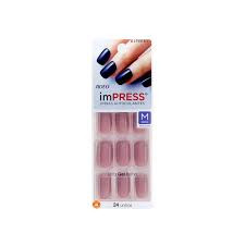 Unhas Postiças Autocolantes Impress Self Love Cor Fresh Star Média Quadrado Kiss NY