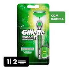 Aparelho De Barbear Gillette Mach3 Sensitive 