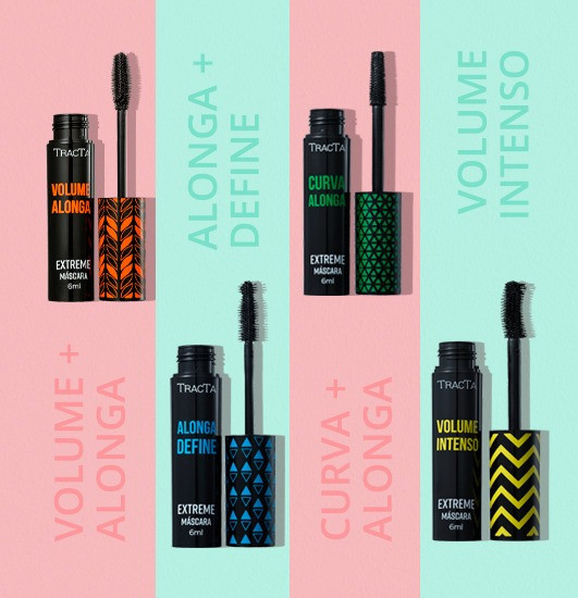 Máscara de Cílios Tracta Extreme Volume Intenso -6ml