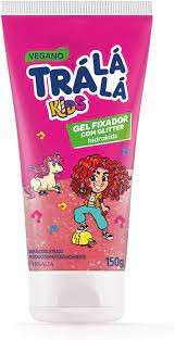 Gel Cola Fixador Trá Lá Lác om glitter Hidrakids 150g Infantil