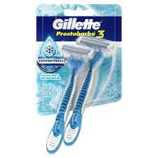 Aparelho de barbear Gillette Prestobarba 3 Cool Barbeador com 2 unidades