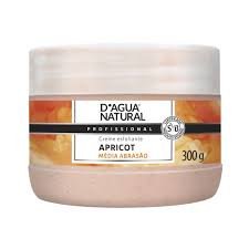 Creme Esfoliante Corporal D'agua Natural Apricot Média Abrasão 300g