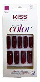 Unhas Postiças Kiss New York Salon color longa- KSC53
