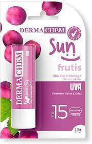 PROTETOR E HIDRATANTE LABIAL FPS 15 UVA SUN DERMACHEM