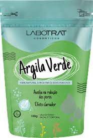 Máscara facial Argila Verde 100g - Labotrat Cosméticos