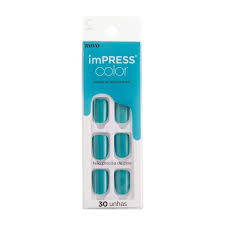 Unhas Postiças Autocolantes Impress Cor Beach Waves Kiss NY