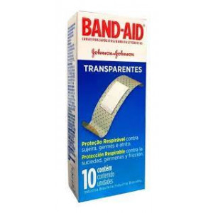 Curativo Band-Aid transparente Johnson's 10un