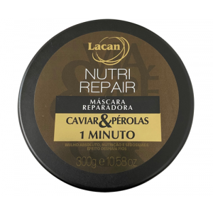 Lacan Nutri Repair Máscara capilar Reparadora Caviar & Pérolas 300g