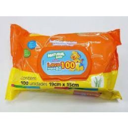 Lenço Umedecido-Natural Baby 100 unidades