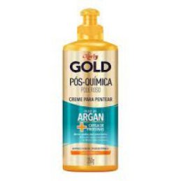 Creme para pentear Niely Gold Pós- Química Óleo de argan + carga de proteínas 