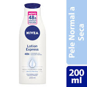 Loção Hidratante Corporal Nivea Lotion Express Minerais Marinhos Pele Normal a Seca 200ml