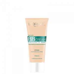 Base Loreal Paris 5 em 1 Efeito Matte FPS 50 Média - BB Cream 30g
