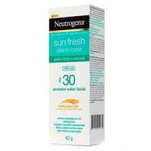 Protetor Solar Facial Neutrogena Sun Fresh Pele Oleosa FPS30 40g