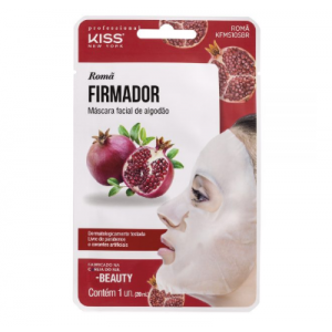 Máscara Facial de Algodão Romã Firmador- Kiss NY