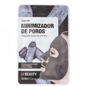 Máscara Facial de Algodão Carvão Minimizador de Poros - Kiss NY