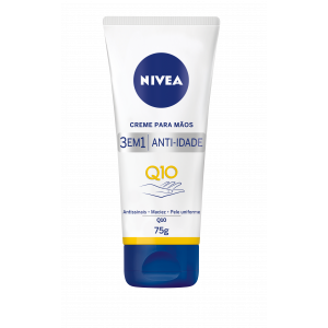 NIVEA CREME PARA AS MÃOS 3 EM 1 - ANTI-IDADE - Q10 - 75g