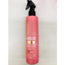 Spray Selador de Cutícula BIO EXTRATUS +Brilho Cacau Ruby - 240g