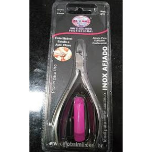 Alicate de cutícula Global - Inox cod 033