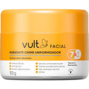 Creme Hidratante facial Uniformizador Vult Facial 7 em 1 100g