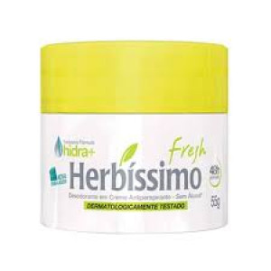 Desodorante Herbíssimo Fresh em creme sem álcool com 55g 