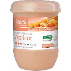 Creme esfoliante apricot média abrasão 650G - D'AGUA natural