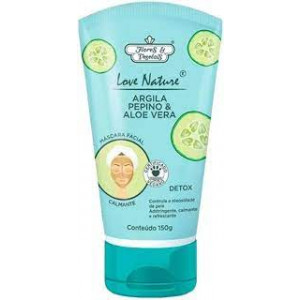 Máscara facial Argila Pepino & aloe vera