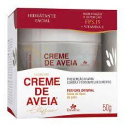 Creme Hidratante Facial Davene Creme De Aveia Todos Os Tipos De Pele 50G