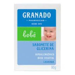Sabonete Granado Bebê Lavanda Glicerina em Barra com 90g