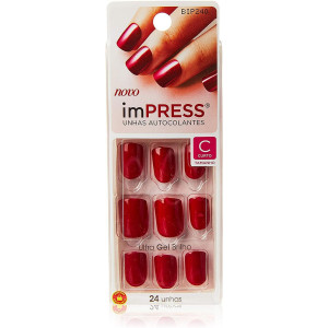 Unhas Autocolantes ImPRESS - Color Curto Tweetheart - Kiss Ny