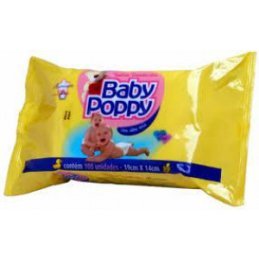Lenço Umedecido-Baby Poppy 100 unidades