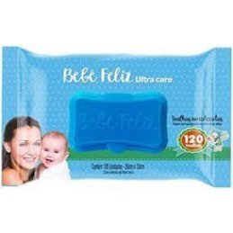 Lenço Umedecido Bebê Feliz Ultra care 120Uni