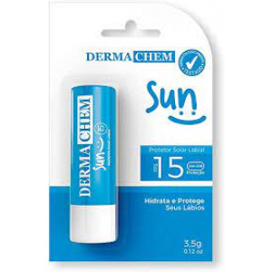  Protetor Solar e Hidratante Labial Sun - Dermachem Fps15