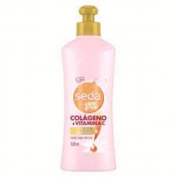 Creme para pentear Seda by Niina secrets colágeno e vitamina c com 325ml