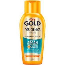 Condicionador Niely Gold Pós- Química Óleo de argan + carga de proteínas 