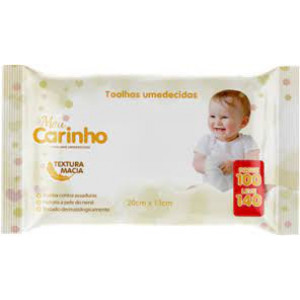 Lenço Umedecido-Meu carinho 140 unidades