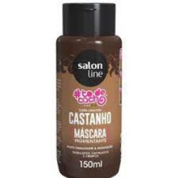 Salon Line To De Cacho Máscara capilar Pigmentante Castanho 150Ml