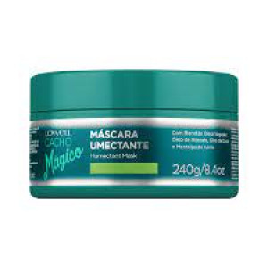 Máscara capilar profissional Lowell Cacho Mágico Umectante 240g