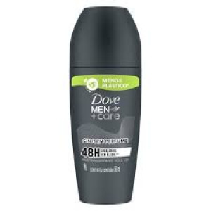 Desodorante Dove men+care sem perfume roll-on antitranspirante com 50ml