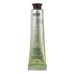 Creme para as Mãos Chá Verde e Sálvia Kiss NY com 30g