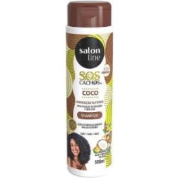 Shampoo SOS Cachos Coco Tratamento Profundo 300ml Salon Line