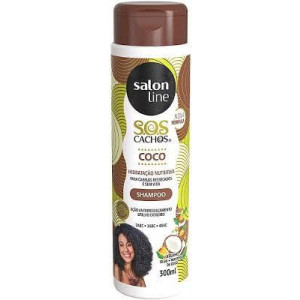 Shampoo SOS Cachos Coco Tratamento Profundo 300ml Salon Line