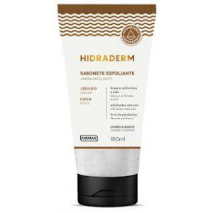 Sabonete Esfoliante Facial e Corporal Hidraderm Coco com 180ml