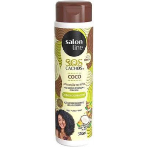 Condicionador SOS Cachos Coco Tratamento Profundo 300ml Salon Line