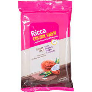 Lenço facial Demaquilante Água de coco- Ricca