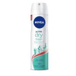 Desodorante aerosol antitranspirante Nivea feminino active dry fresh com 150ml
