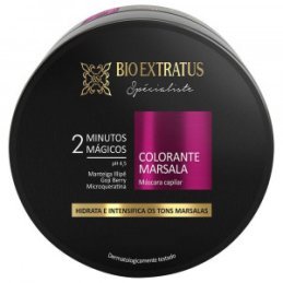 Máscara Colorante Bio Extratus 2 Minutos Mágicos Marsala 250g