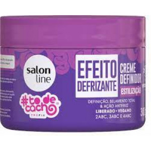 Creme Definidor #Todecacho Efeito Defrizante 300g Salon line